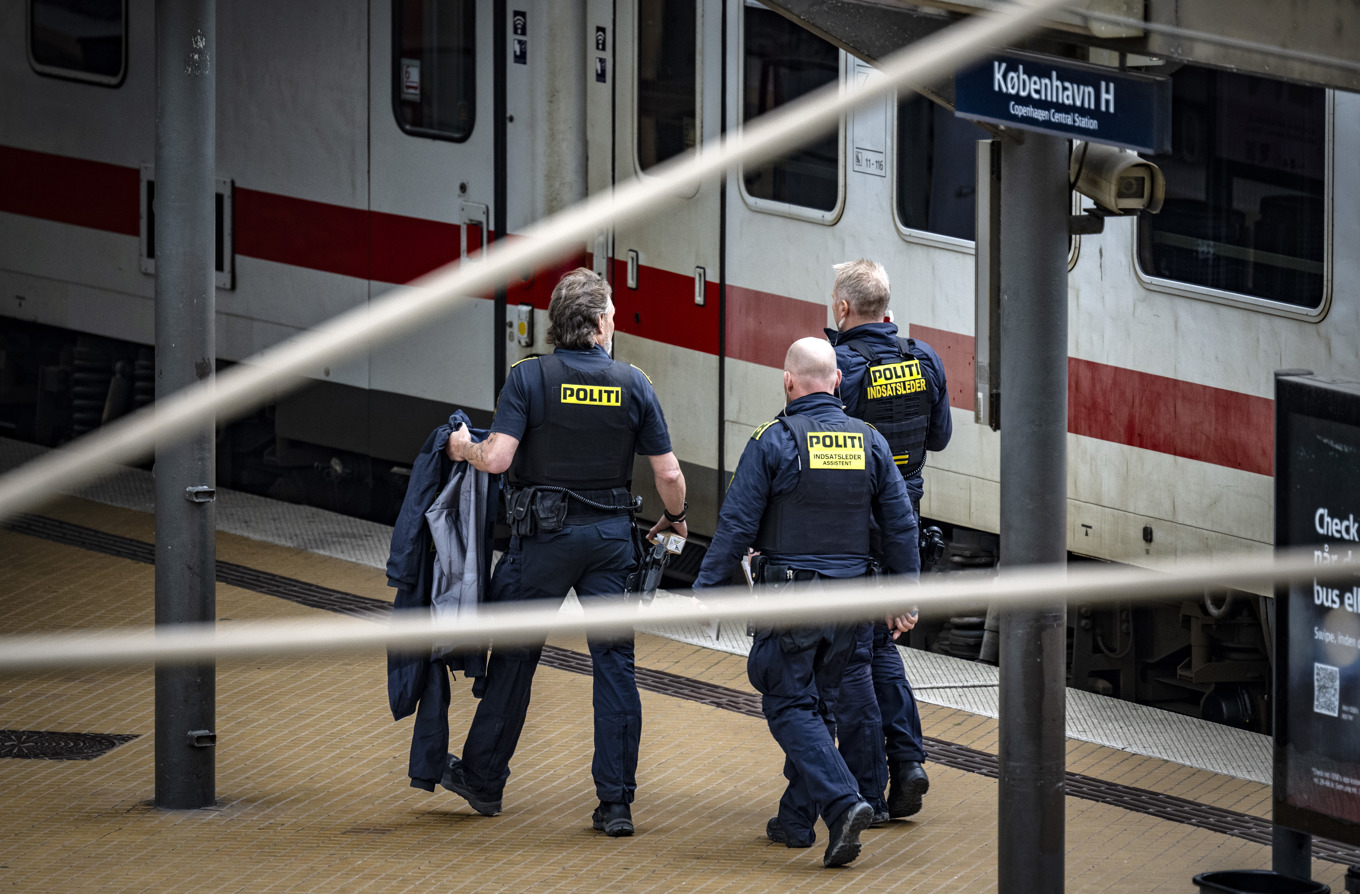 Dansk polis gjorde gripanden i Köpenhamn efter dådet som var riktat mot Israels ambassad. Arkivbild. Foto: Johan Nilsson/TT