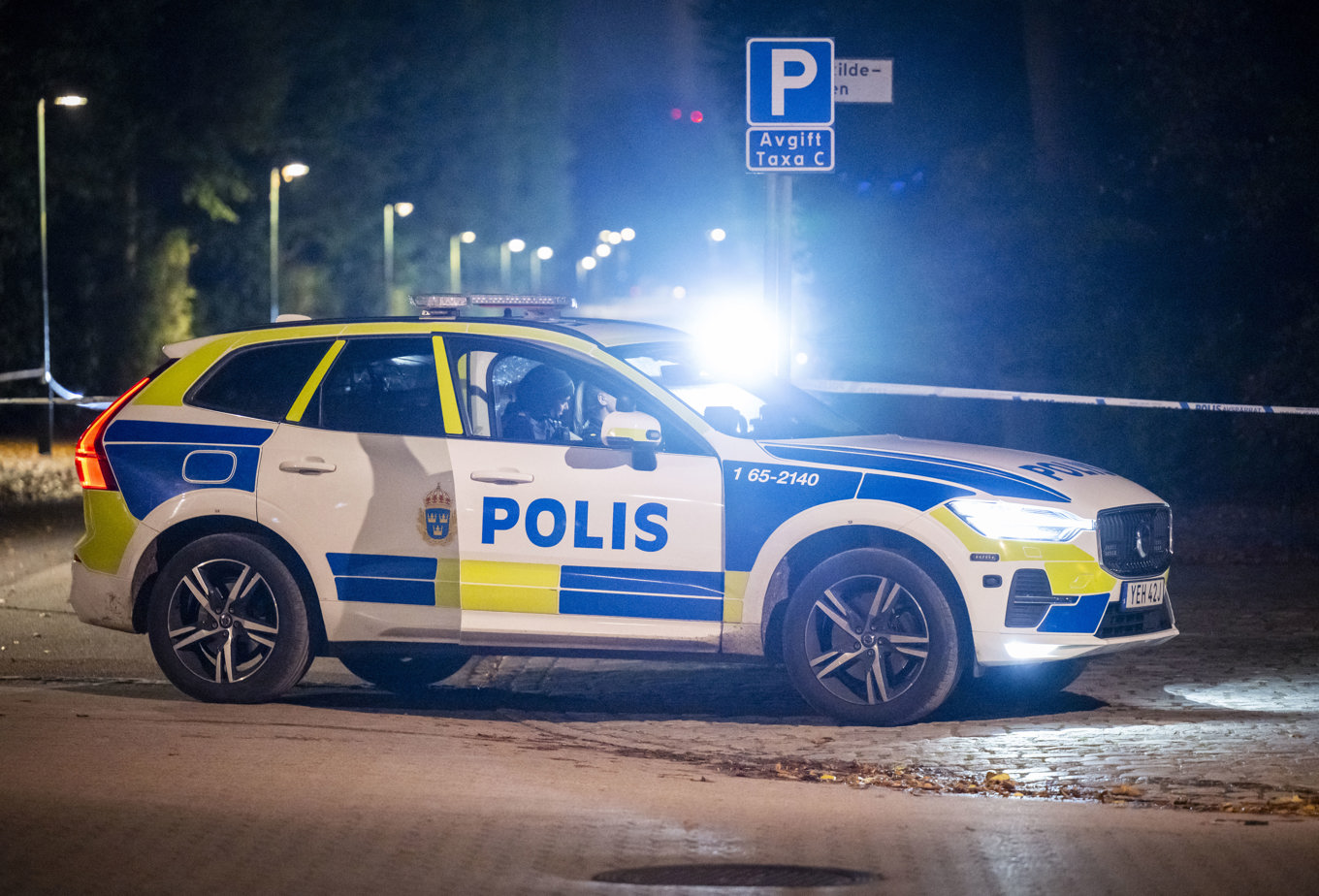 Polisen avråder från att använda leksaksvapen under Halloween. Arkivbild. Foto: Johan Nilsson/TT