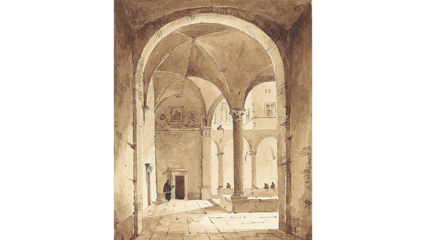 En gränslös hedonism i yngre ålder slutar gärna i sin motsats senare i livet. Målning av François-Marius Granet (1777–1849). Foto: Public Domain