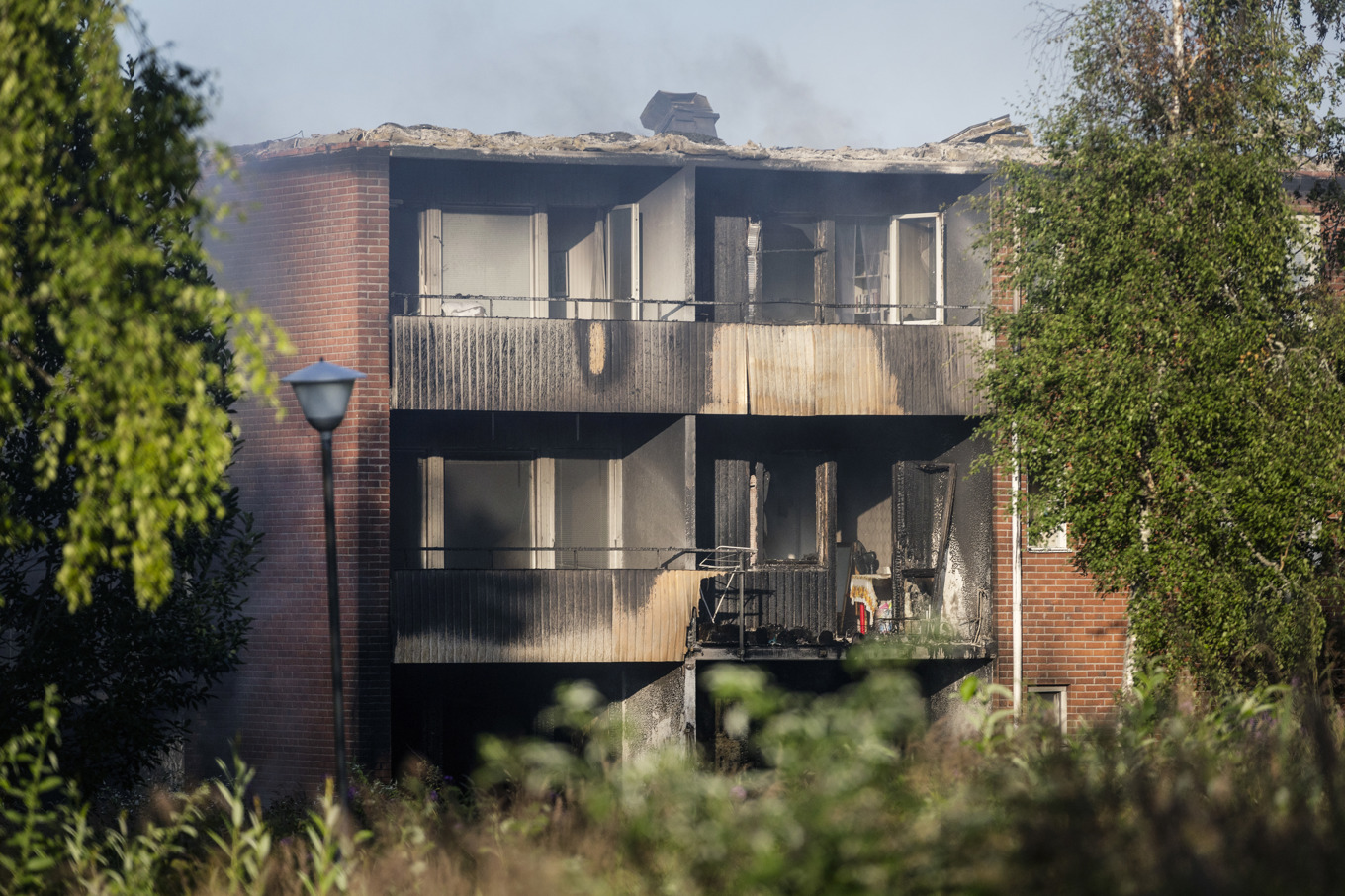 En kvinna har åtalats efter storbrranden i Hudiksvall. Arkivbild. Foto: Mats Andersson/TT