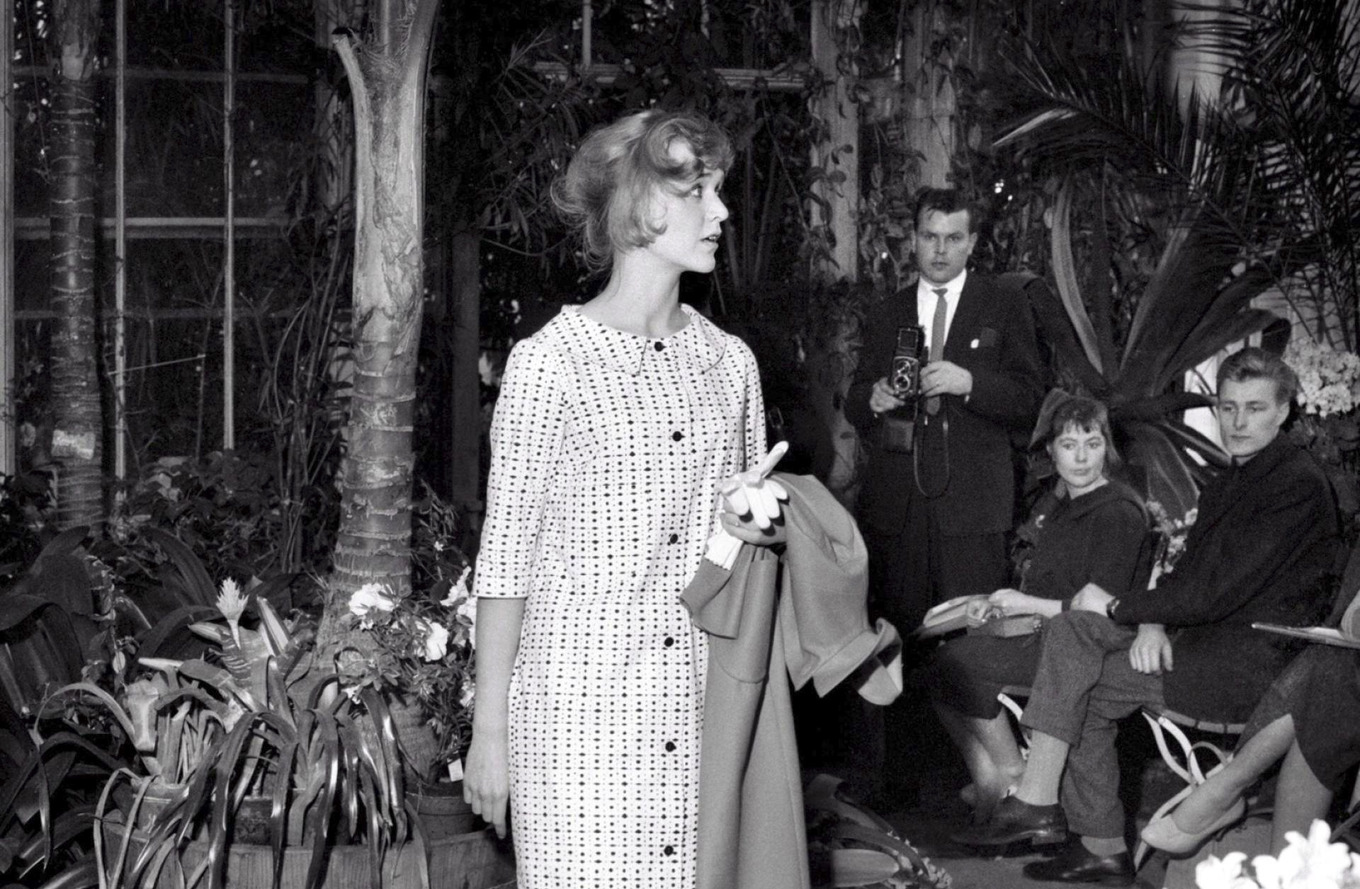 Skådespelaren Elina Salo 1958. Foto: Holger Eklund/TT