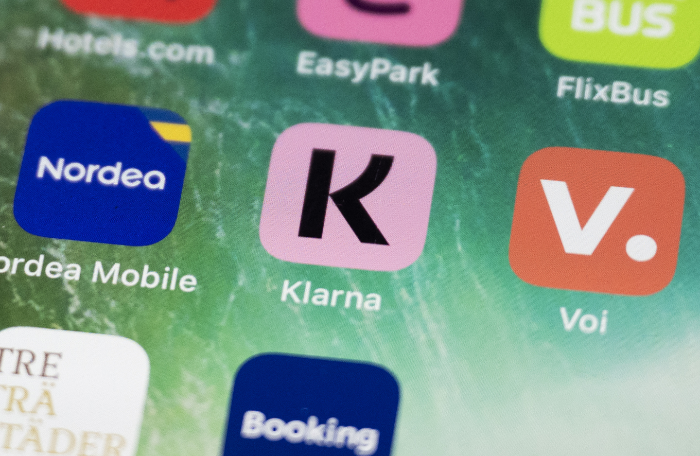 Betalföretaget Klarna varnar för bedrägeriförsök. Arkivbild. Foto: Fredrik Sandberg/TT