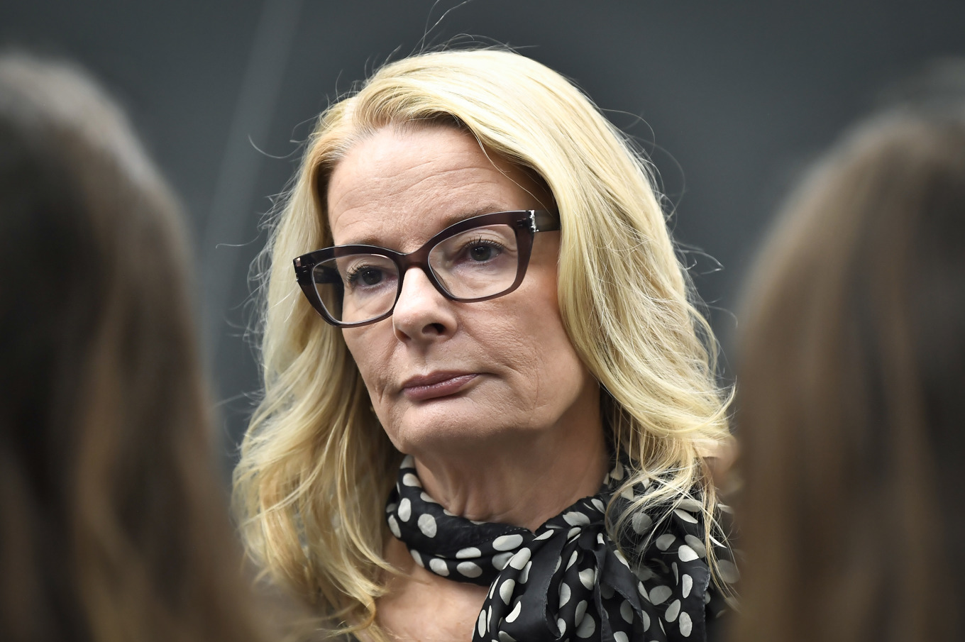 I sista stund bromsas projektet med digitala nationella prov. Ett fiasko, tillstår gymnasie-, högskole- och forskningsminister Lotta Edholm (L). Arkivbild. Foto: Lars Schröder/TT