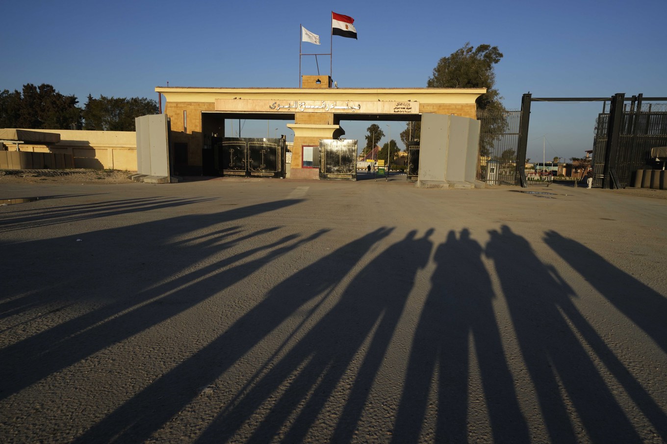 Gränsövergången i Rafah på en bild från i februari. Foto: Amr Nabil/AP/TT