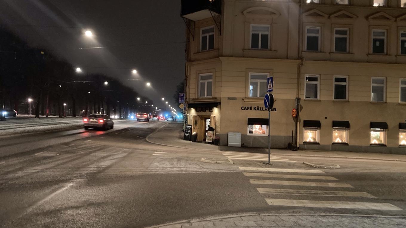 Kaféet där det informella mötet ska ha skett. Foto: Gustav Boëthius