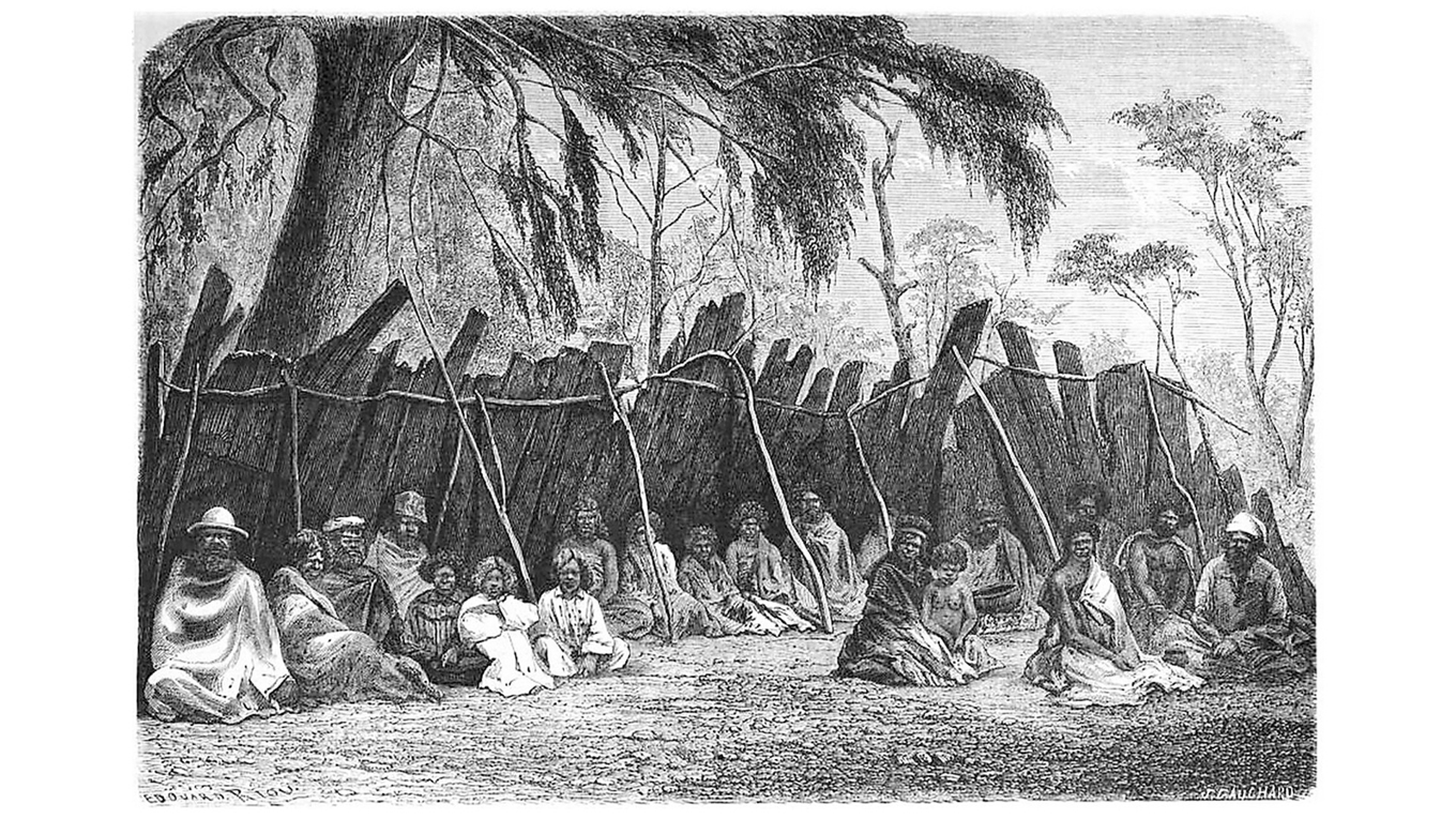 Ett oräkneligt antal australier. Illustration av Édouard Riou (1833-1900). Foto: Public Domain