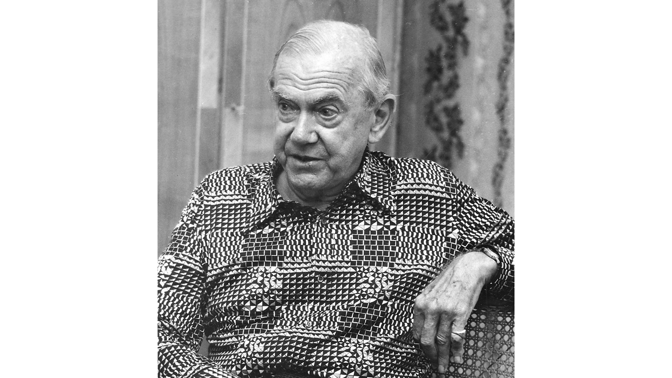 Graham Greene fotograferad 1978. Foto: Fortepan/Magyar Hírek folyóirat/CC BY-SA 3.0