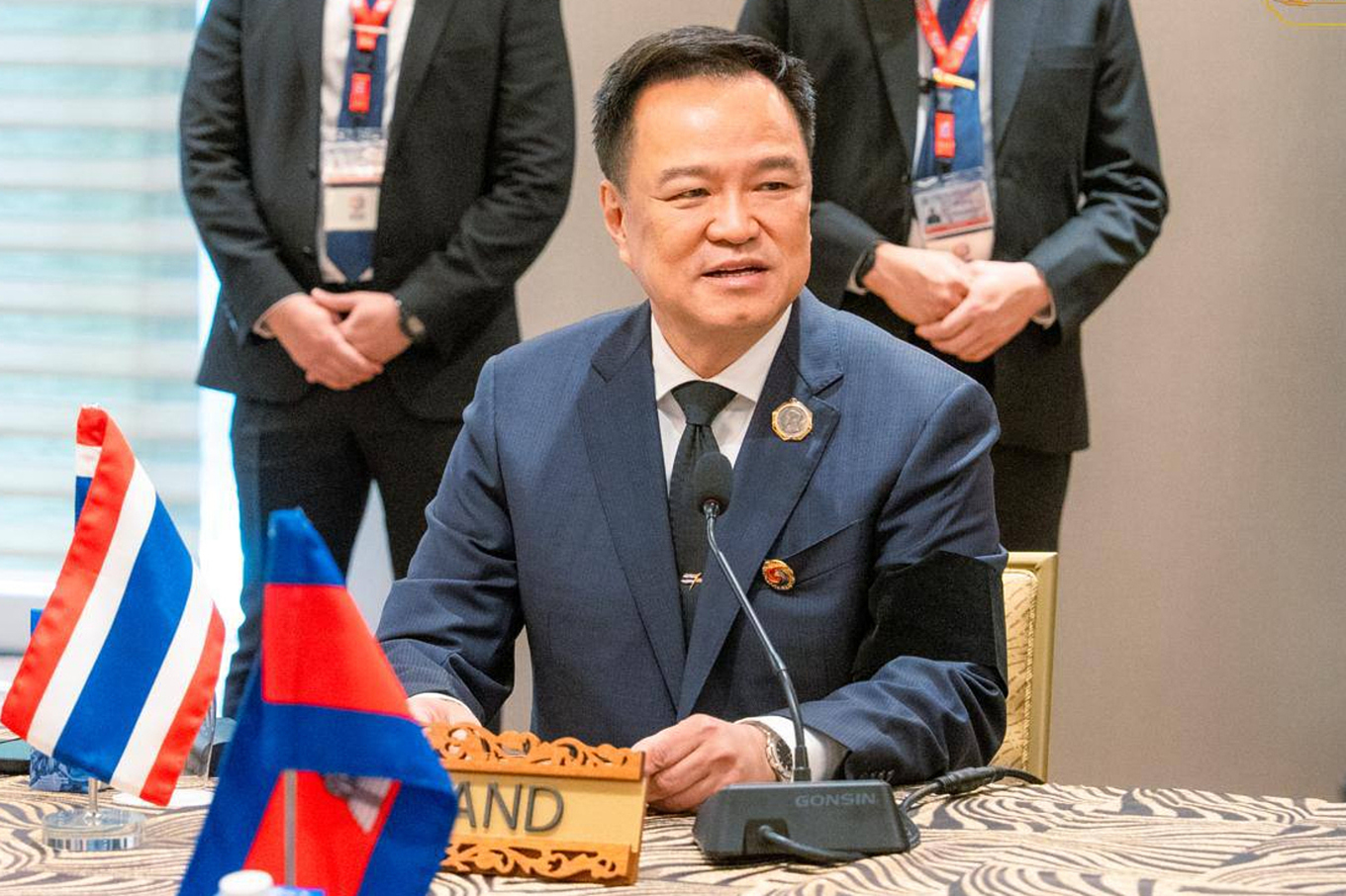 Thailands premiärminister Anutin Charnvirakul i oktober. Foto: AKP via AP/TT