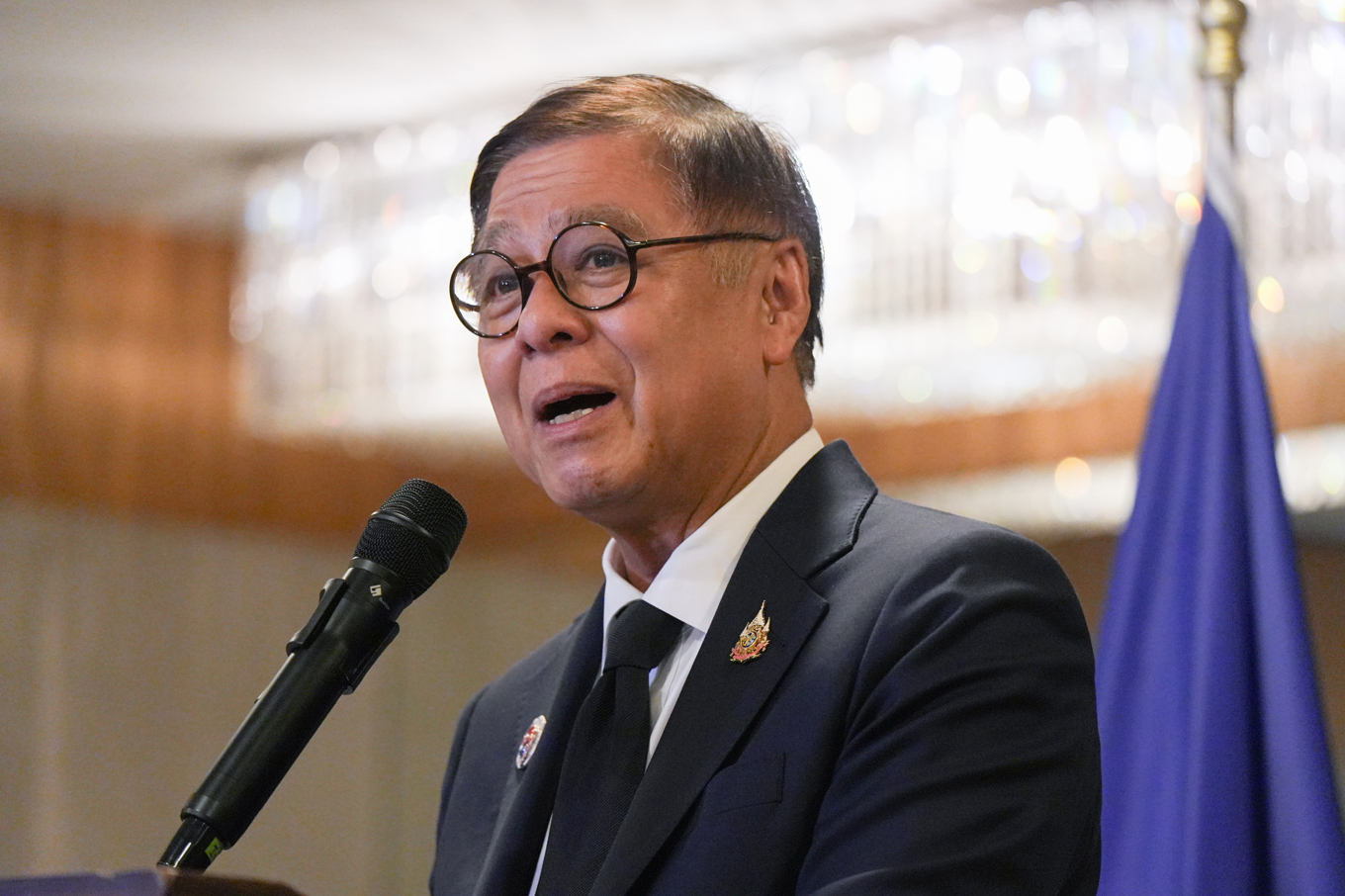 Thailands utrikesminister Sihasak Phuangketkeow. Bild från 22 december. Foto: Azneal Ishak/AP/TT