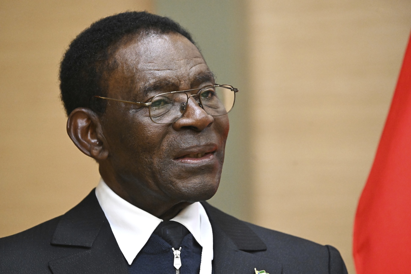 Ekvatorialguineas president Teodoro Obiang Nguema Mbasogo. Arkivbild. Foto: Grigory Sysoyev/Kremlin Pool Photo via AP/TT