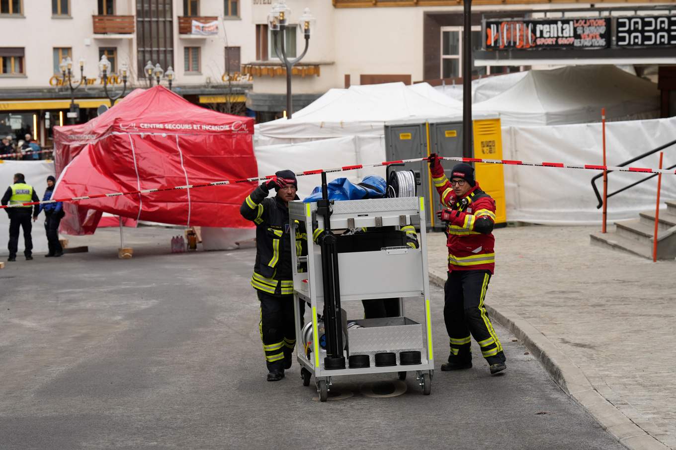 Baren spärrades av efter branden. Bilden är tagen den 2 januari. Foto: Baz Ratner/AP/TT