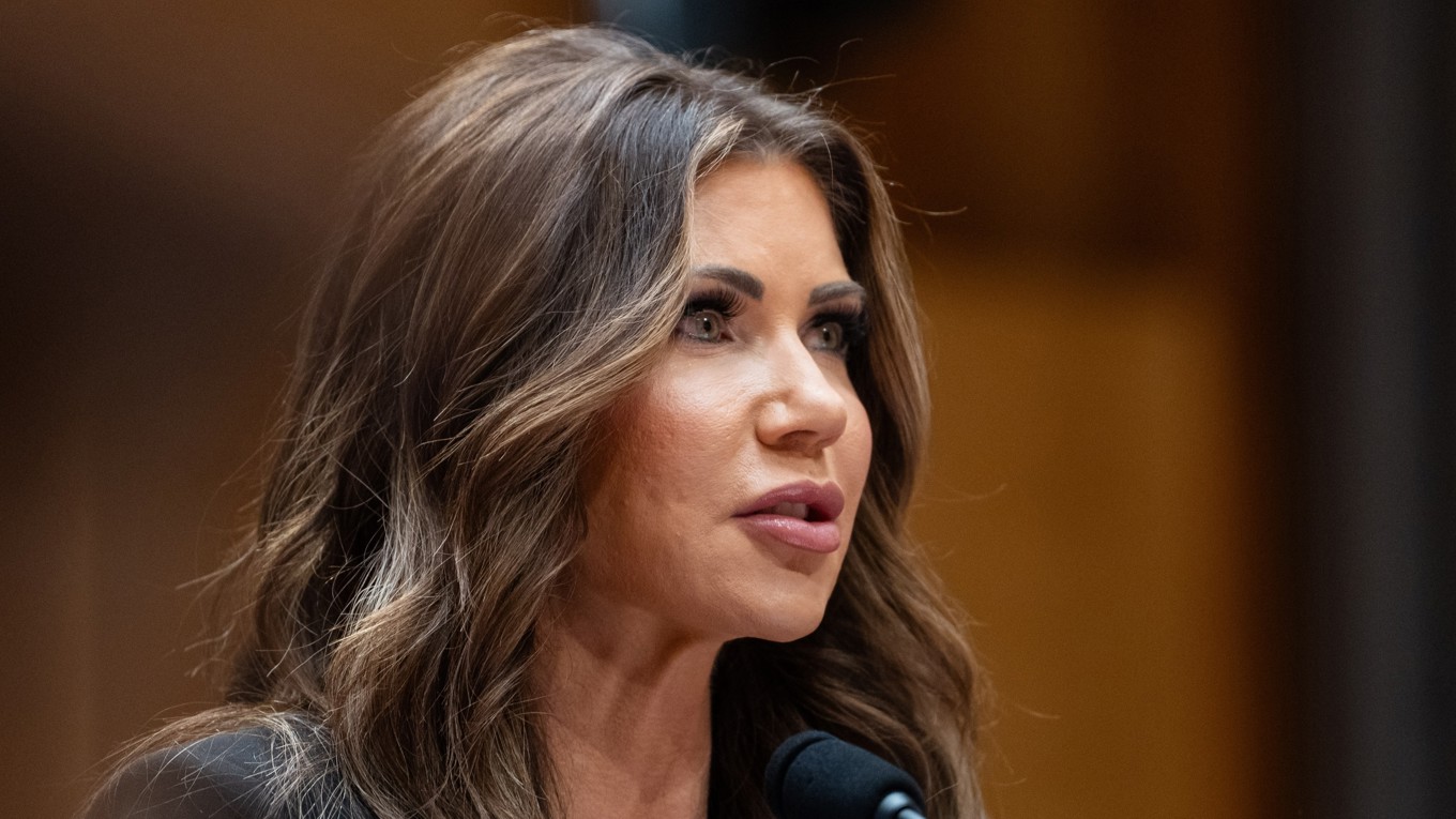 Kristi Noem, USA:s minister för inrikes säkerhet. Madalina Vasiliu