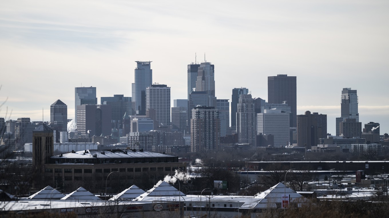 Staden Minneapolis i den amerikanska delstaten Minnesota. Foto: Stephen Maturen/Getty Images