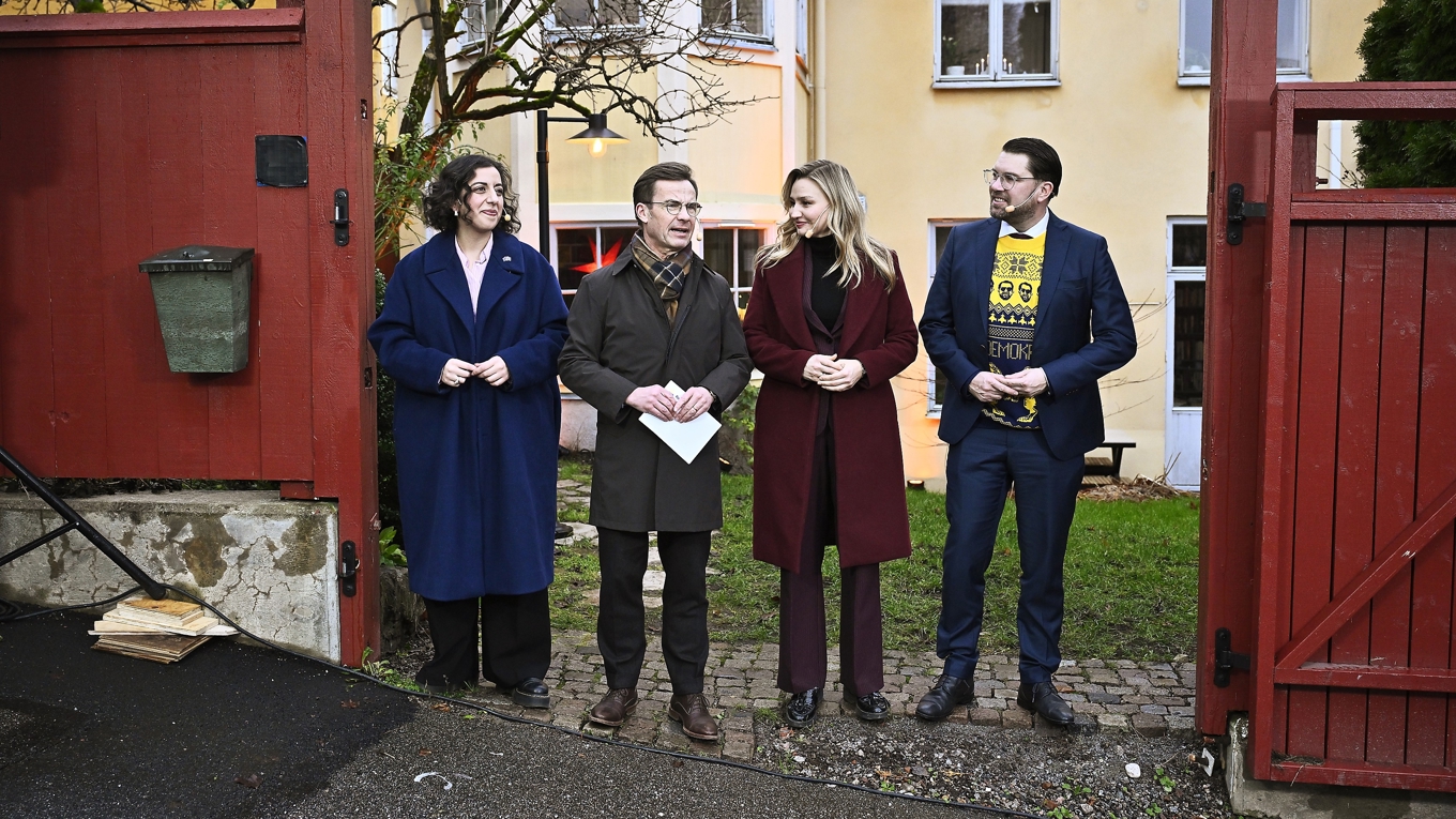 Tidöpartierna ligger efter i opinionen men det finns underströmmar som kan göra valet riktigt jämnt. Foto: Christine Olsson/TT