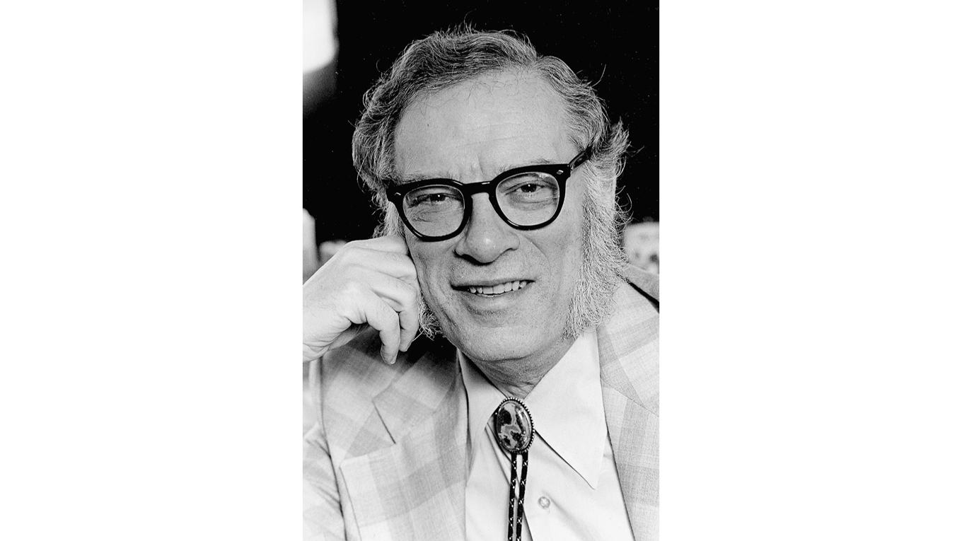 Isaac Asimov i New York 1979. Foto: AP Photo/Marty Lederhandler/TT