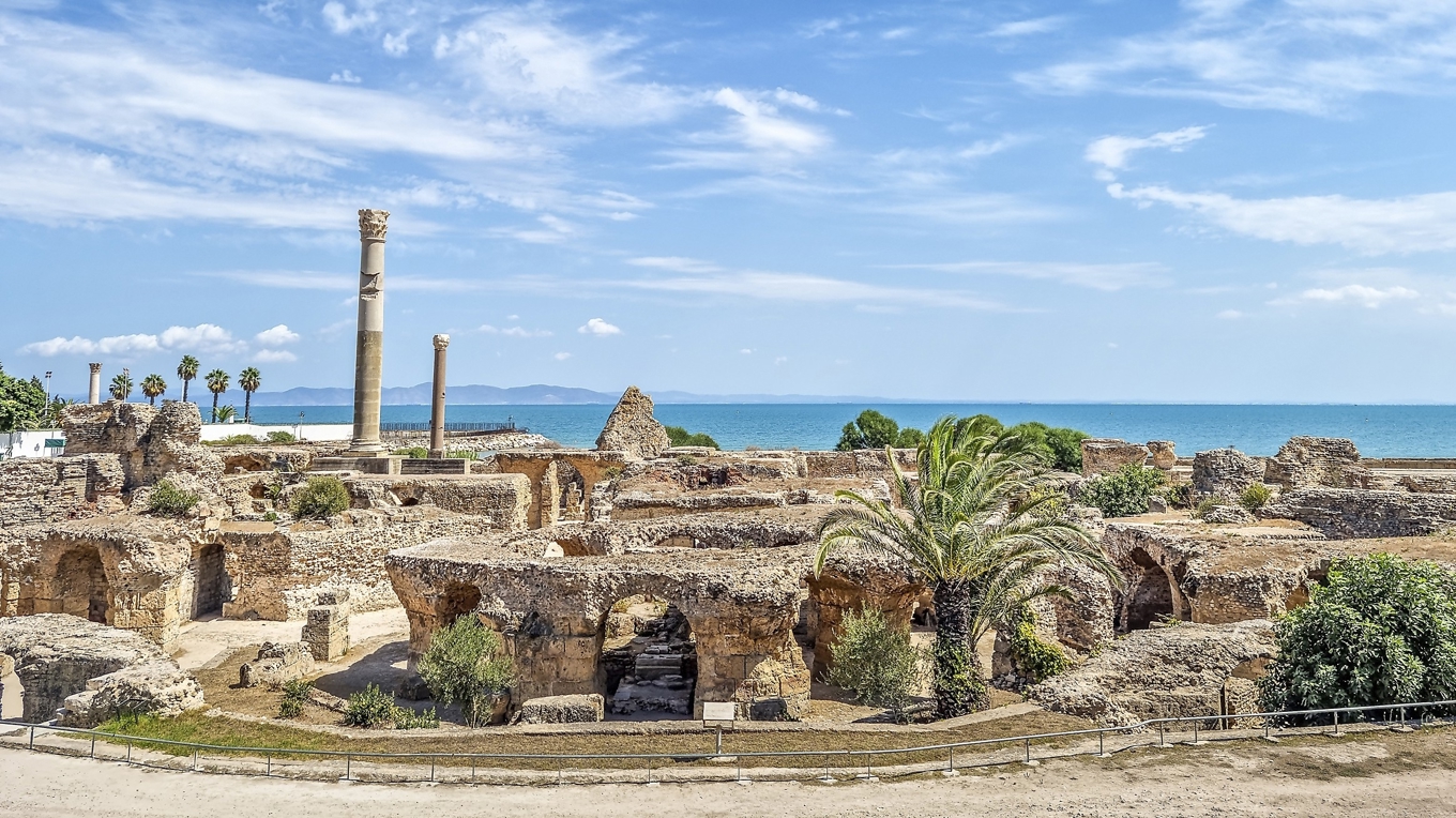 Arkeologisk fyndplats i Kartago, Tunisien. Foto: Travel-Fr/Shutterstock