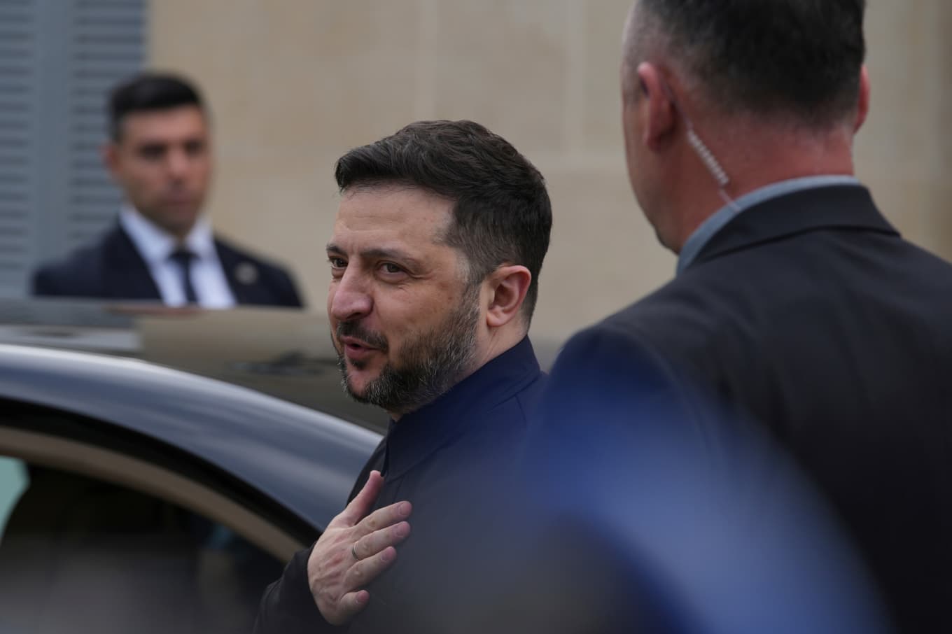 Ukrainas president Volodymyr Zelenskyj, fotograferad i EU:s ordförandeland Cyperns huvudstad Nicosia i början av januari. Foto: Petros Karadjias/AP/TT
