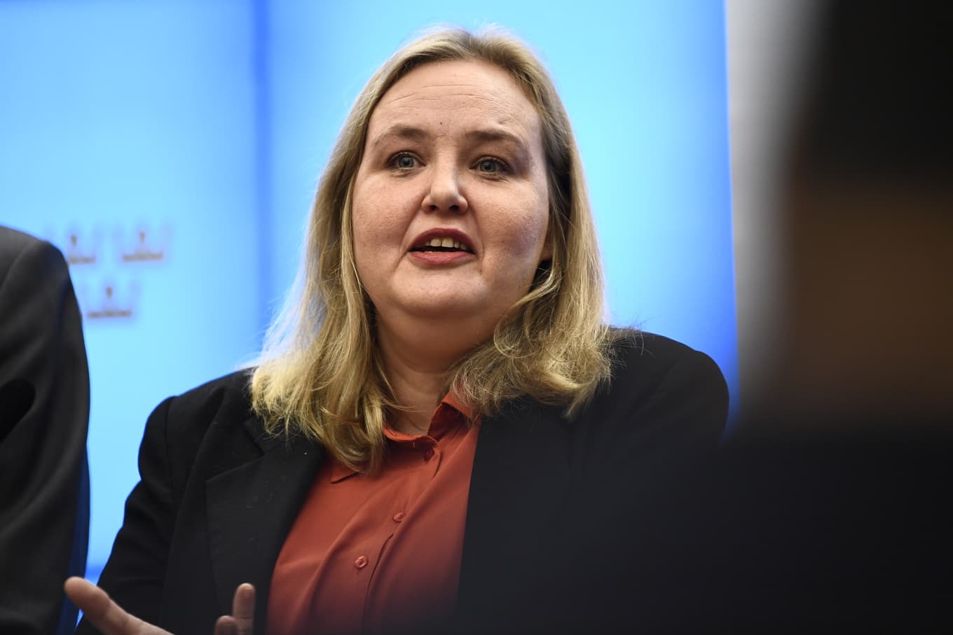 Vänsterpartiets vice partiledare Ida Gabrielsson. Foto: Lars Schröder/TT