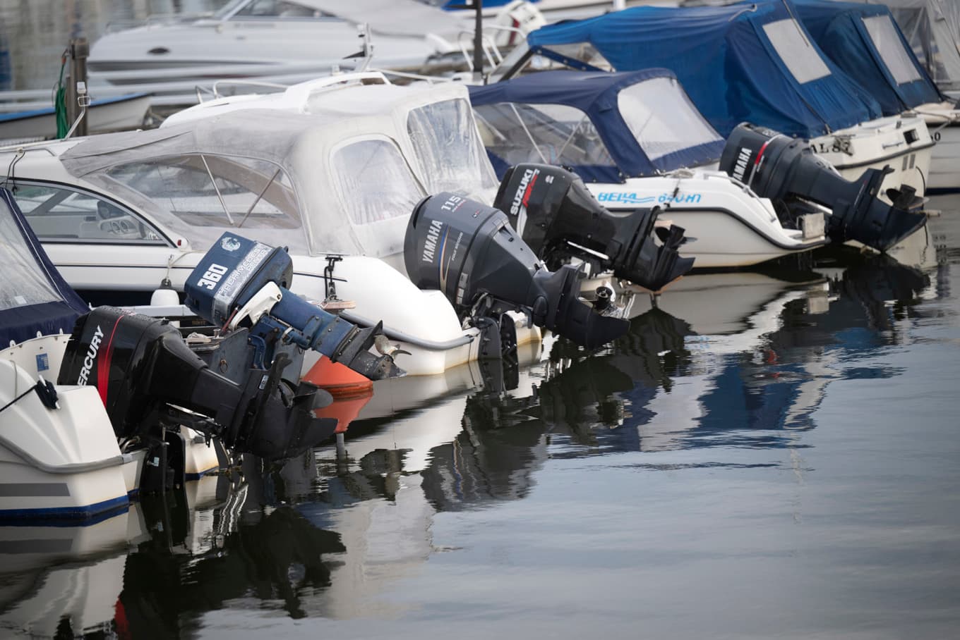 Det är vanligt med stölder av båtmotorer, propellrar och drev. Arkivbild. Foto: Fredrik Sandberg/TT