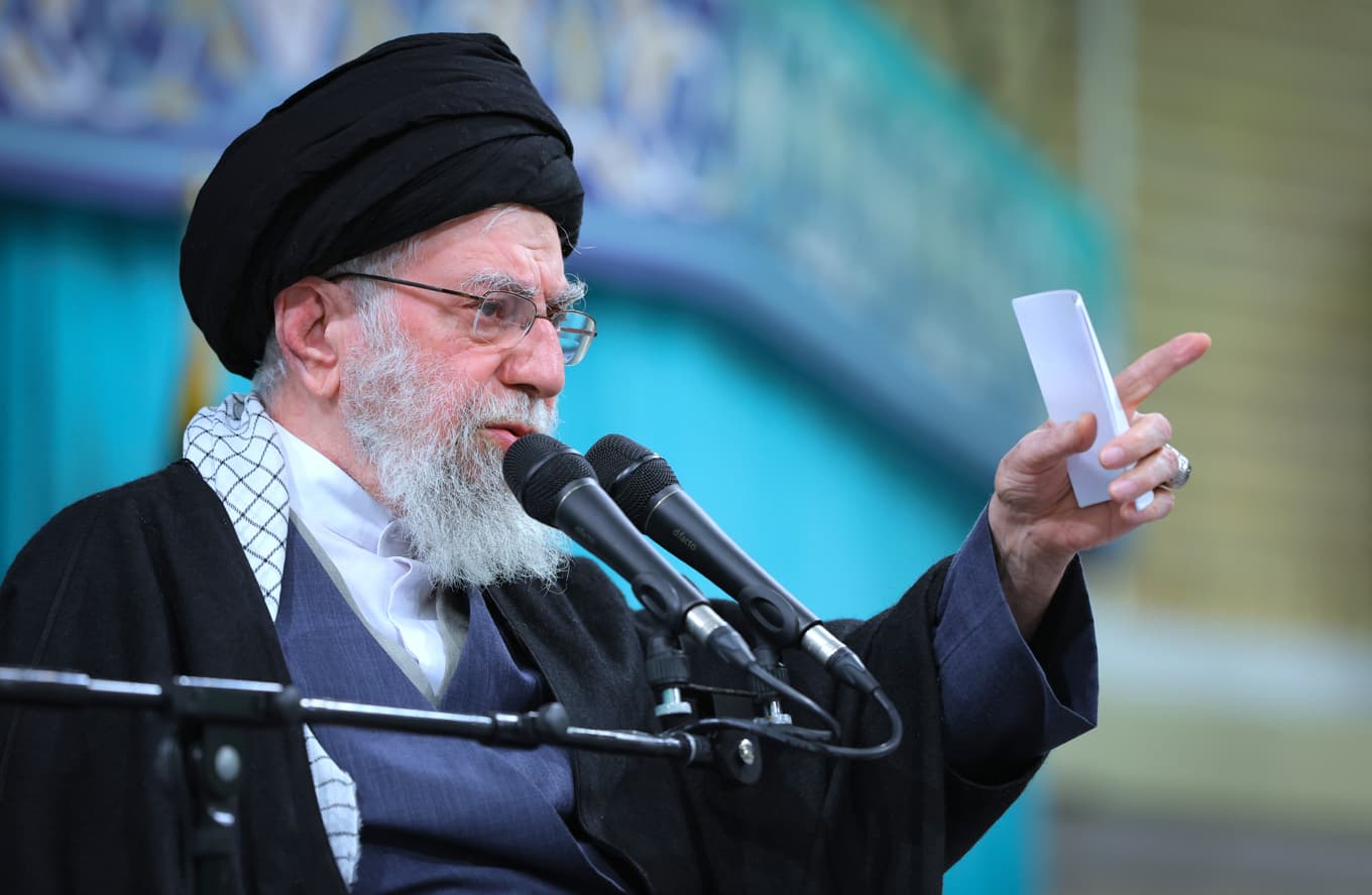 Irans högste ledare ayatolla Ali Khamenei. Arkivbild. Foto: Ali Khameneis kansli via AP/TT