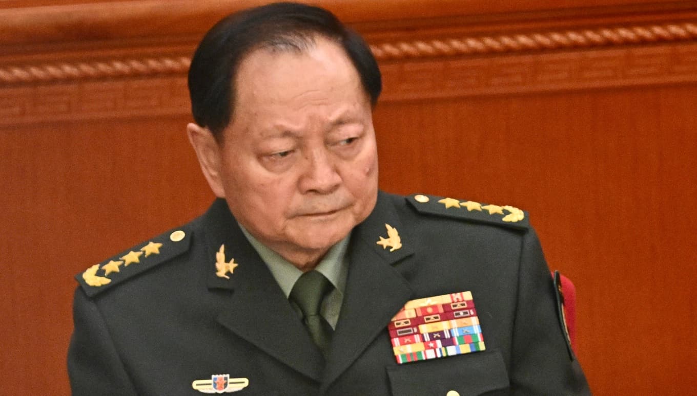 Den mäktige vice ordföranden i Kinesiska kommunistpartiets centrala militärkommission, Zhang Youxia, har rensats ut. Foto: Pedro Pardo/AFP via Getty Images