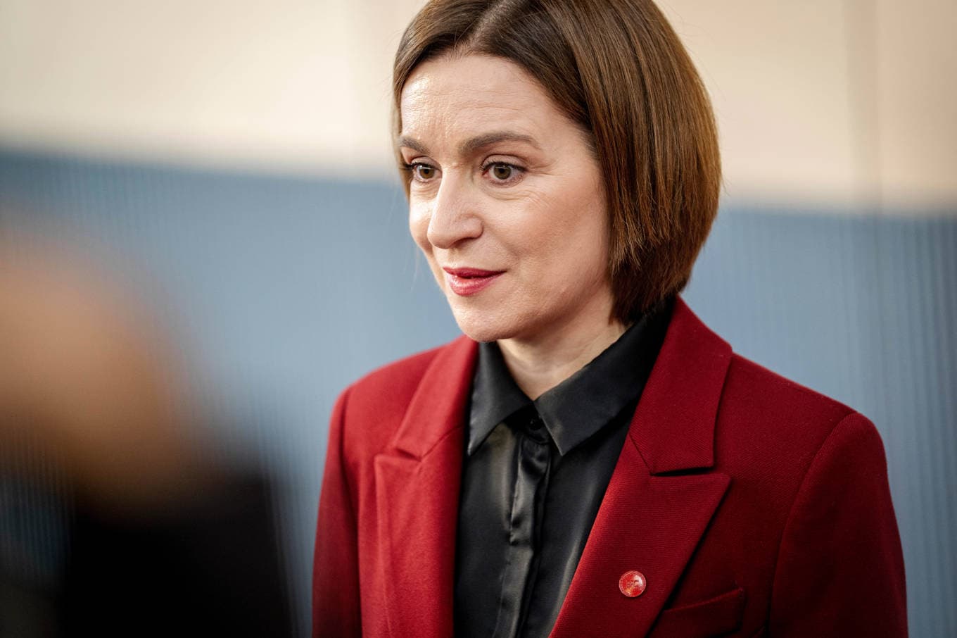 Moldovaiens president Maia Sandu. Bild från 2025. Foto: Ida Marie OdgaardRitzau Scanpix via AP/TT