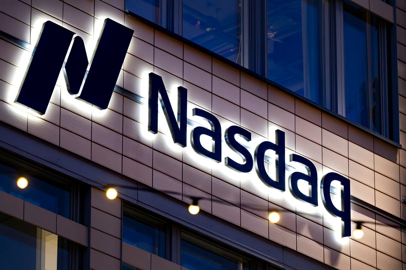 Stockholmsbörsen Nasdaqs kontor i centrala Stockholm. Arkivbild. Foto: Pontus Lundahl/TT