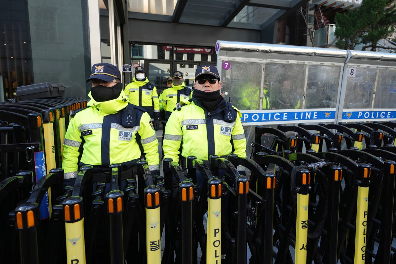 Sydkoreansk polis. Arkivbild. Foto: Lee Jin-Man/AP/TT