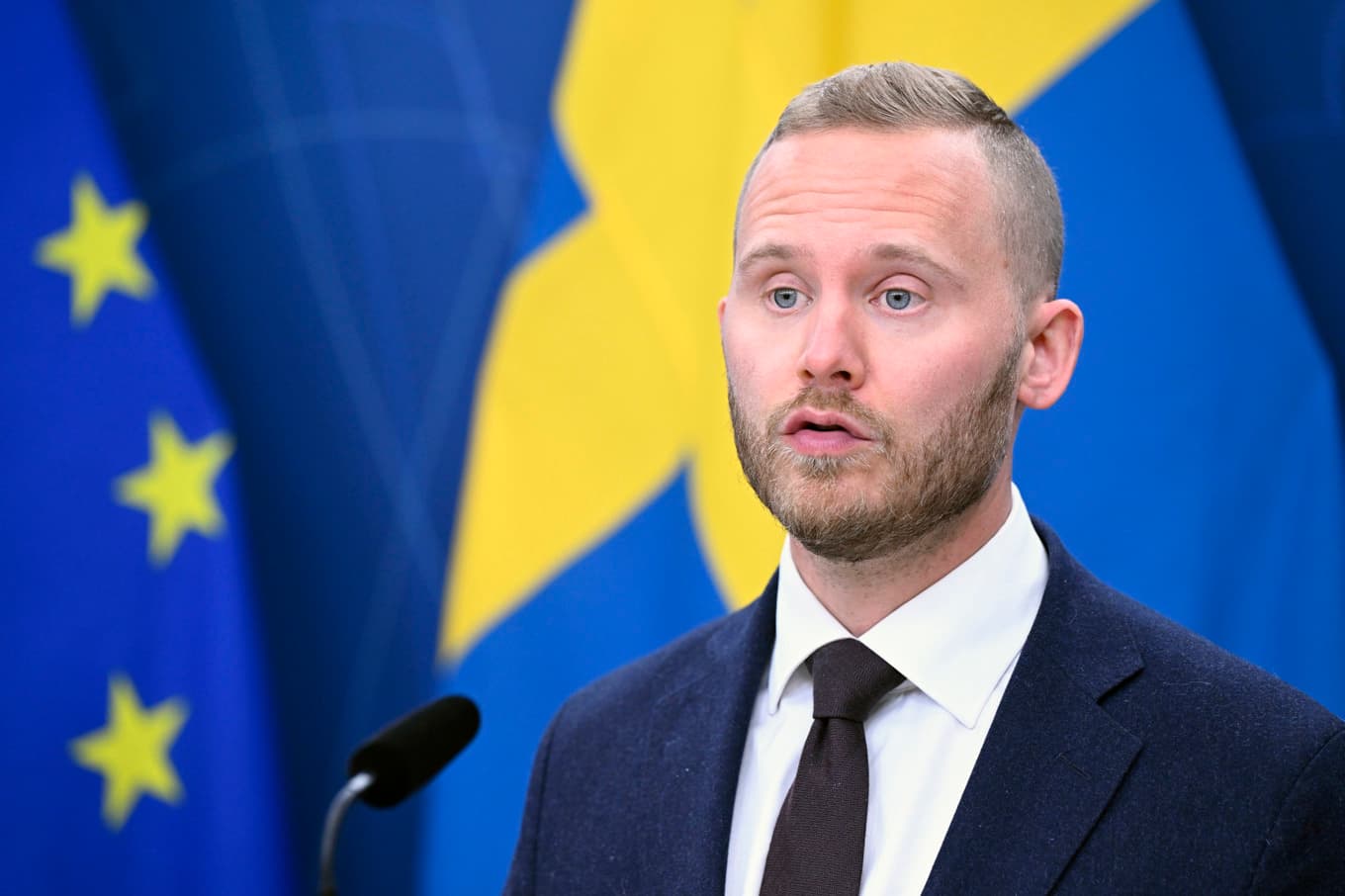 Henrik Vinge (SD), ordförande i justitieutskottet. Foto: Jessica Gow/TT