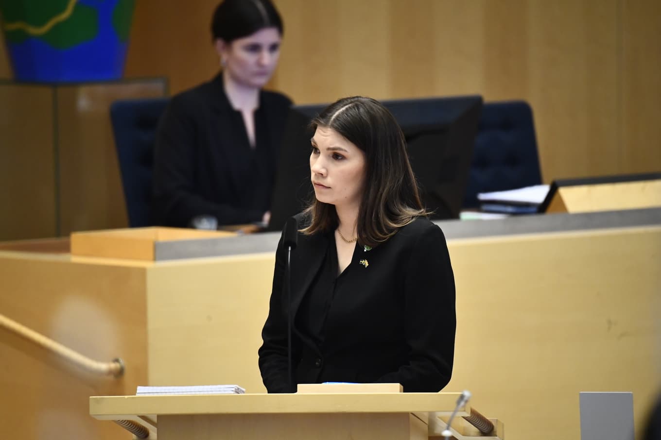Miljöpartiets Annika Hirvonen lägger fram förslag i utskottet nästa vecka. Arkivbild. Foto: Samuel Steén/TT