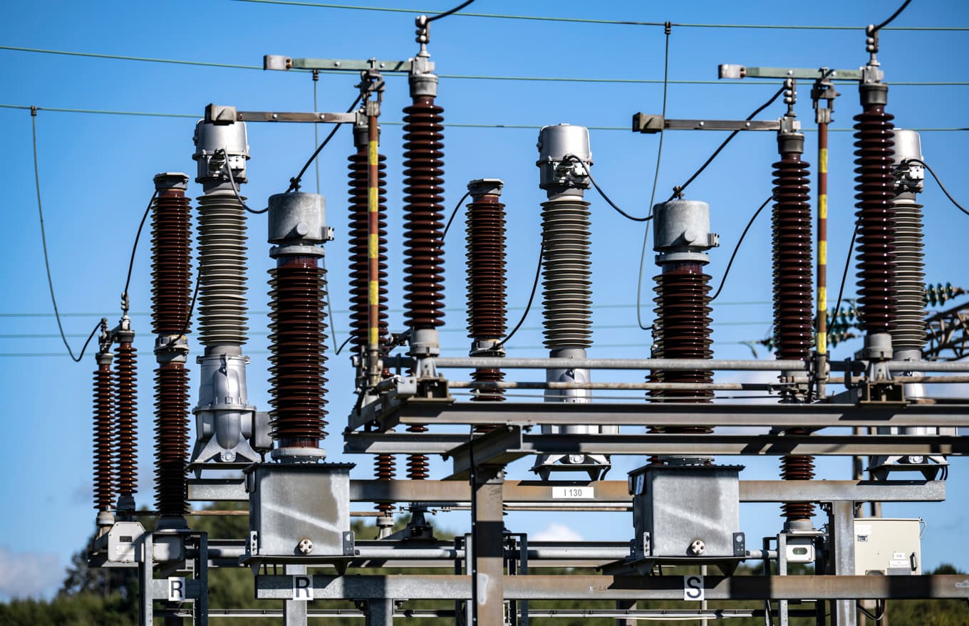 Höjd vaksamhet, men inga aktiva hot mot svenska energisektorn. Arkivbild. Foto: Johan Nilsson/TT