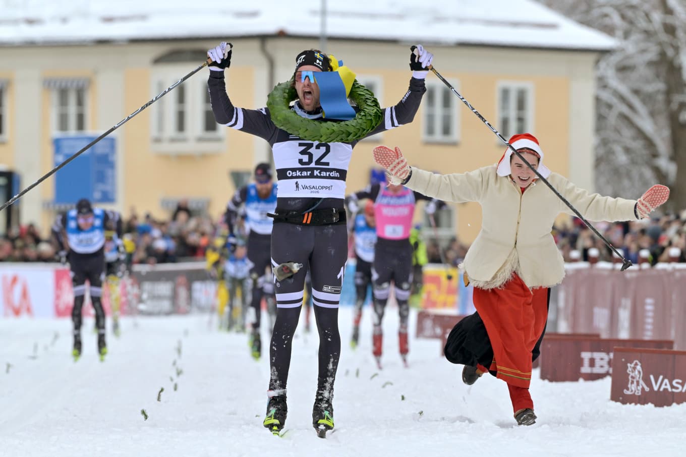 Vasalopps-vinnaren Oskar Kardins seger ifrågasätts. Foto: Ulf Palm/TT