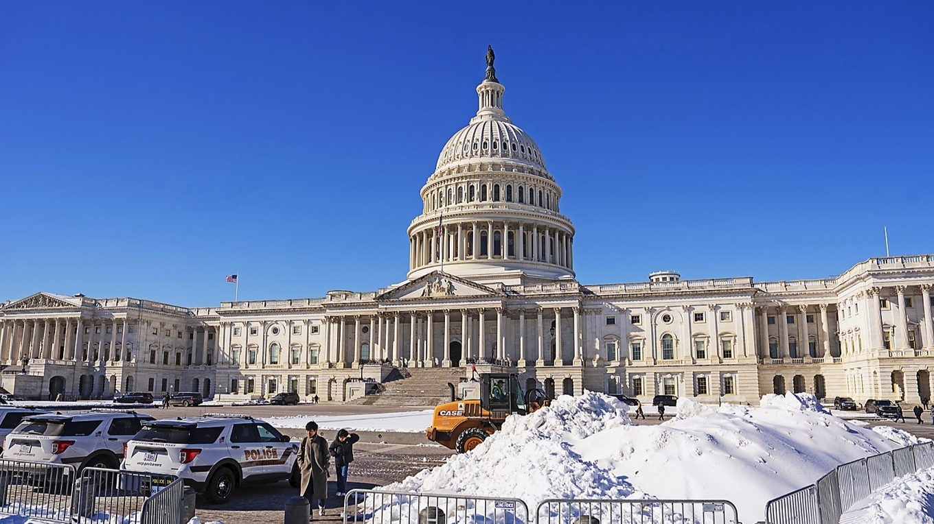 USA:s kapitolium, säte för den amerikanska kongressen i Washington, D.C. på Capitol Hill, den 2 februari. Foto: Madalina Kilroy