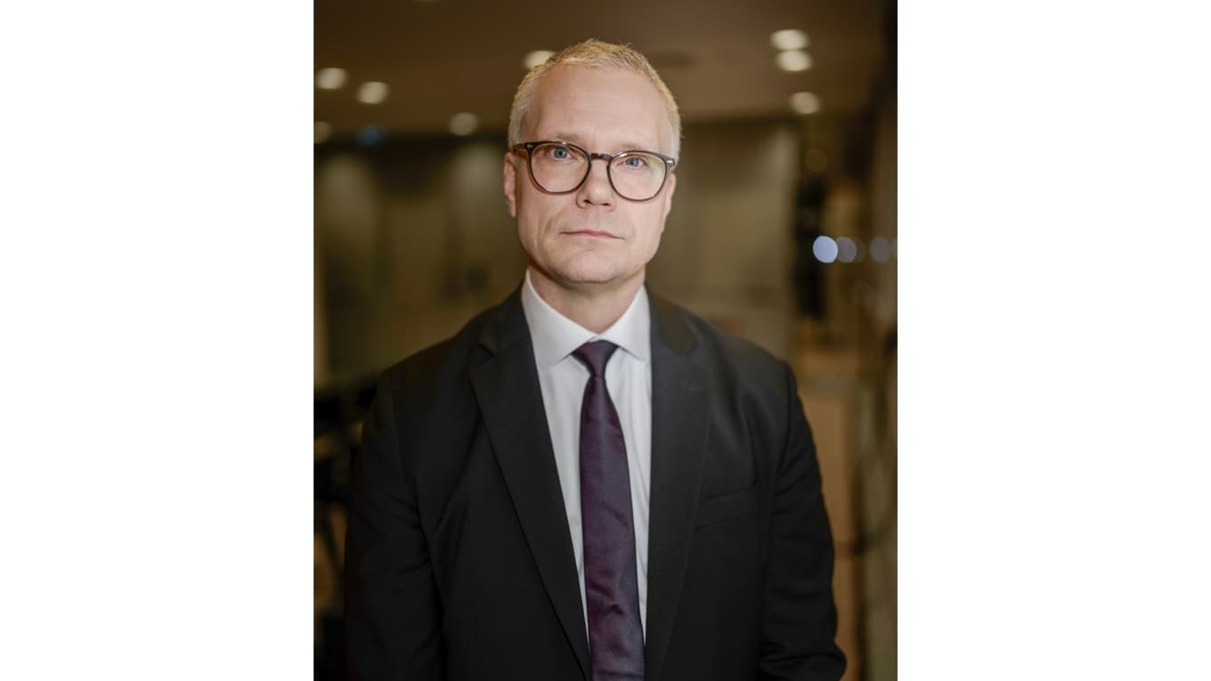 Göran Hjelm, presenterades som ny vice riksbankschef under en pressträff förra fredagen. Foto: Magnus Lejhall/TT