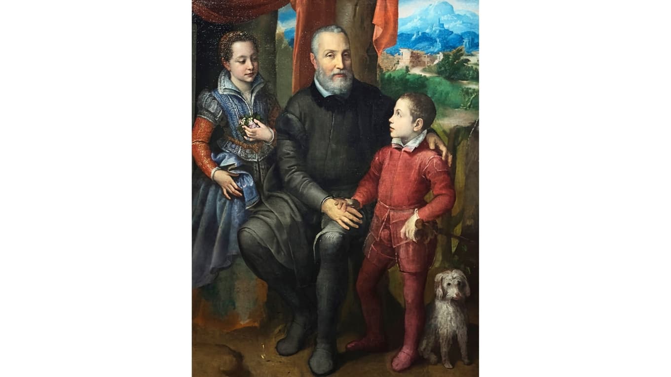 Sofonisba Anguissolas familjeporträtt omnämndes på 1500-talet i Vasaris ”Berömda renässanskonstnärers liv” och finns sedan 1873 i Danmark. Foto: Susanne Willgren Lamm