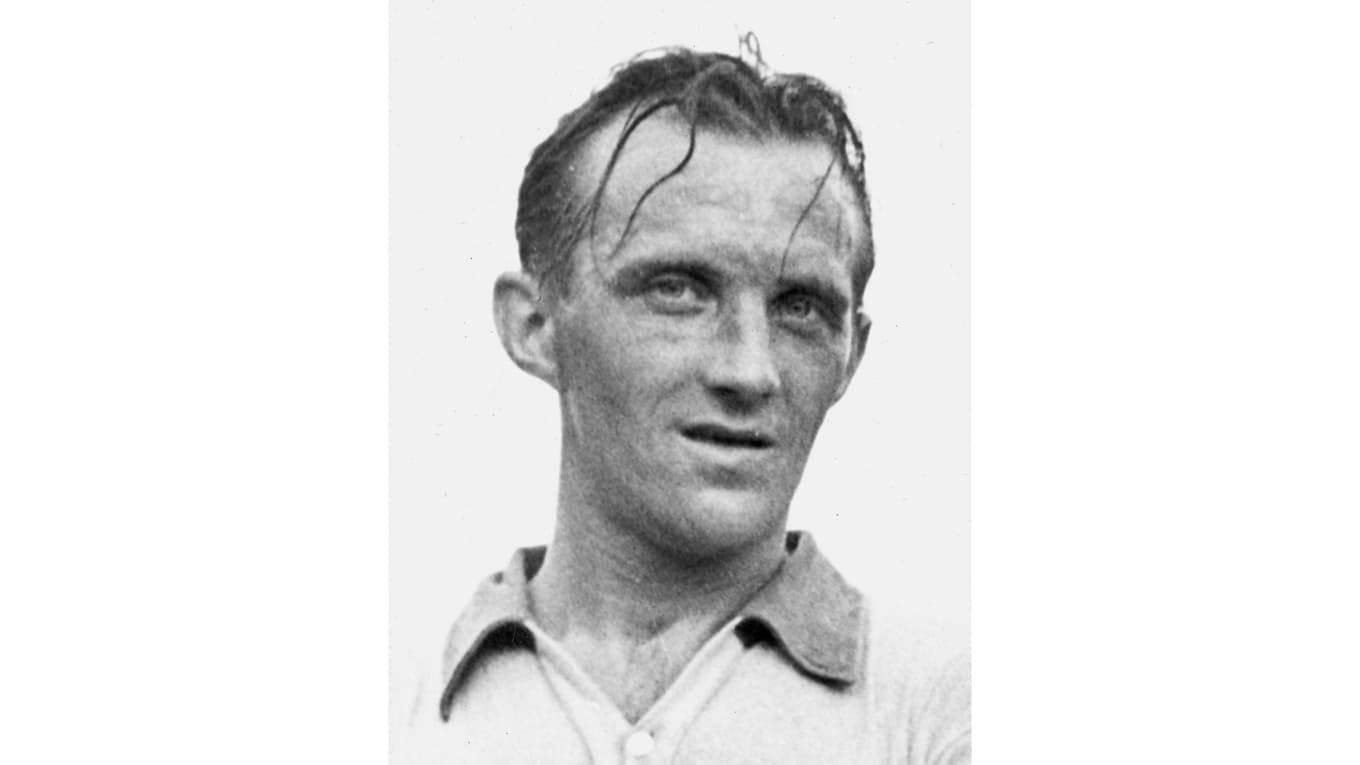 Bertil Nordahl, landslagscenterhalven som lurades till att uträtta storverk. Foto: Pressens Bild/TT