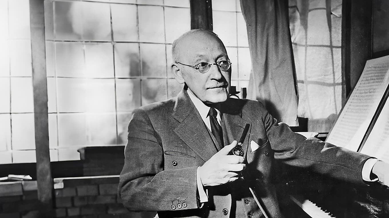 Dirigenten och kompositören Hugo Alfvén. Foto: Musik i Dalarna