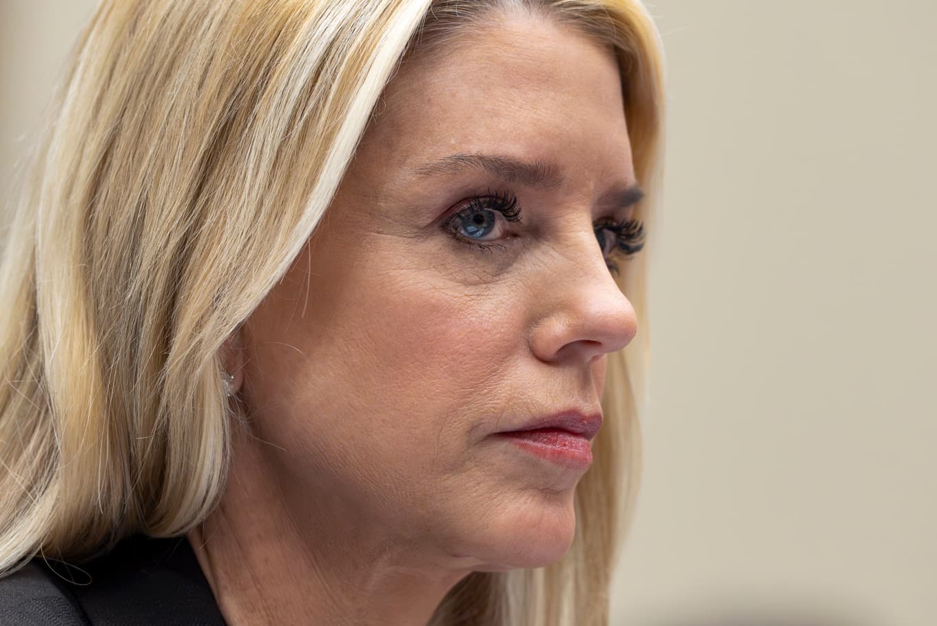 Justitieminister Pam Bondi ska frågas ut på nytt om Epsteinutredningen. Arkivbild. Foto: J. Scott Applewhite/AP/TT