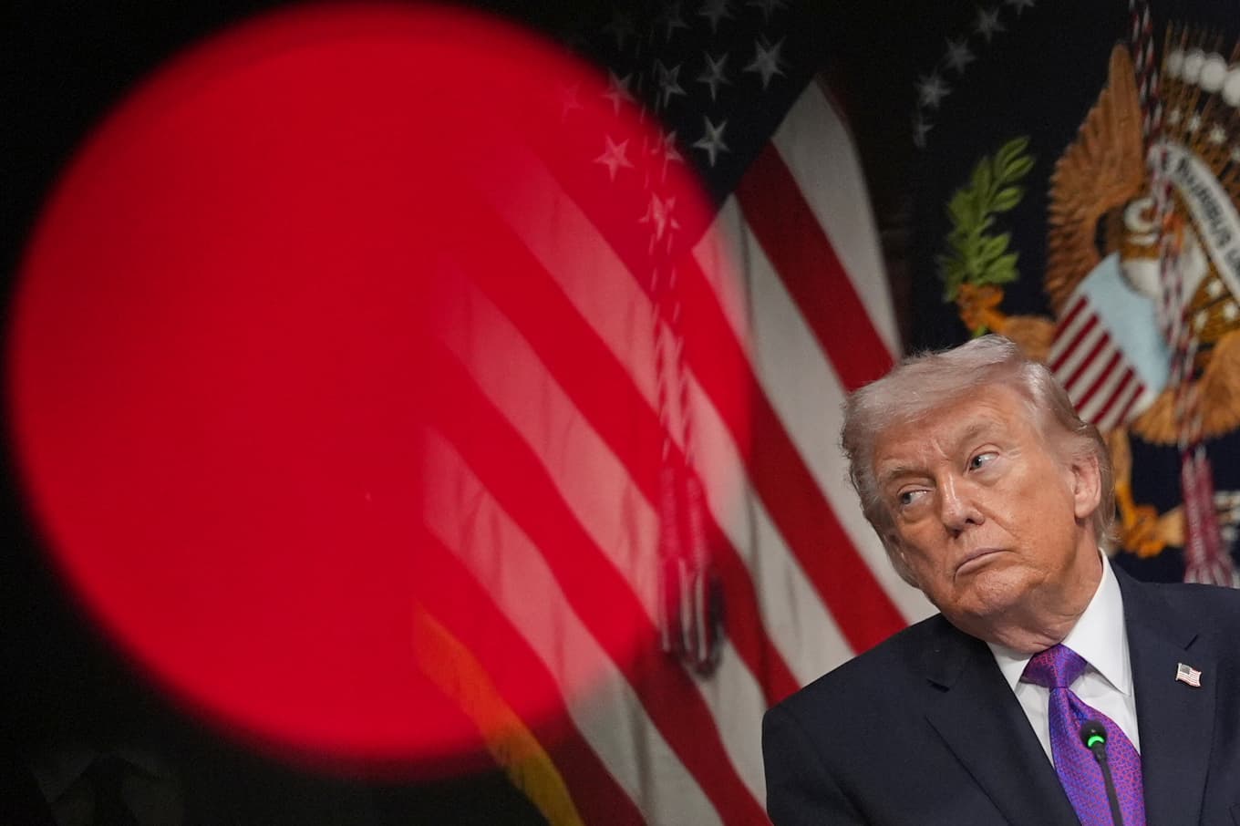 Donald Trump uppges ha varit ett av mordkomplettens möjliga mål. Bild tagen tidigare i veckan. Foto: Jacquelyn Martin/AP/TT