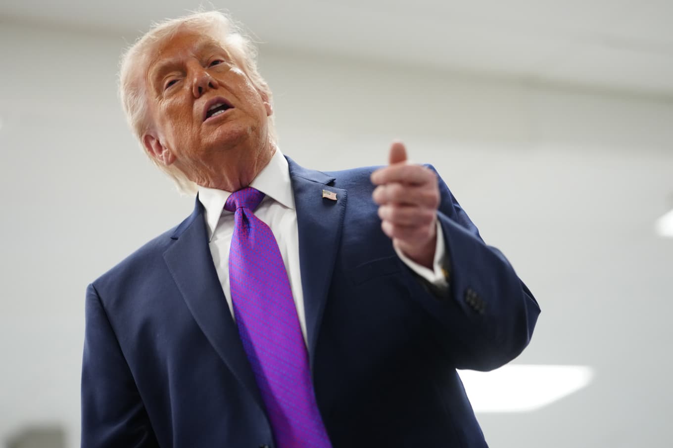 USA:s president Donald Trump. Bilden är tagen 11 mars. Foto: Julia Demaree Nikhinson /AP/TT