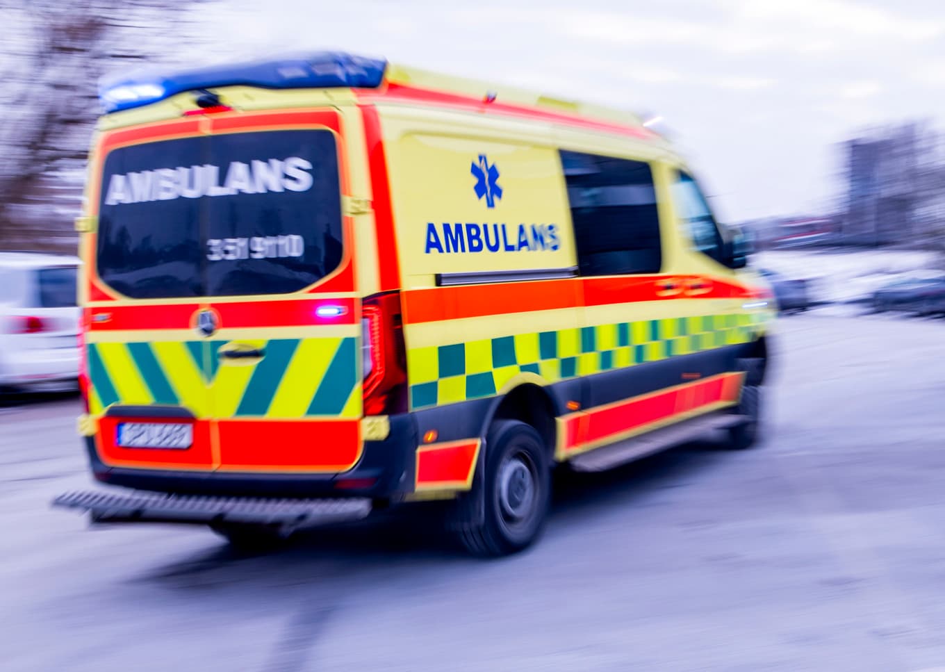 Ambulans kallades till platsen. Arkivbild. Foto: Adam Ihse/TT
