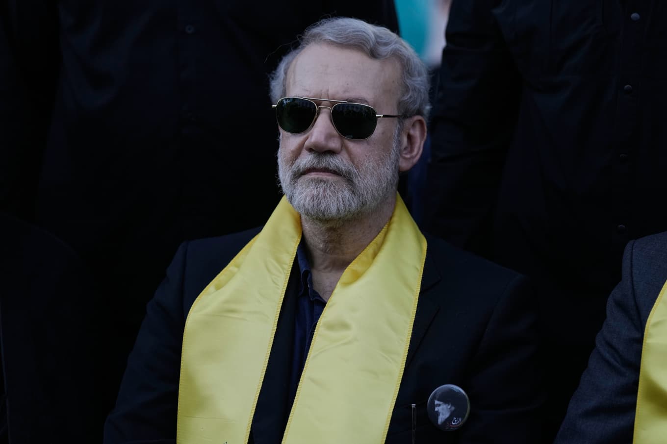 Ali Larijani den 27 september 2025. Arkivbild. Foto: Bilal Hussein/AP/TT