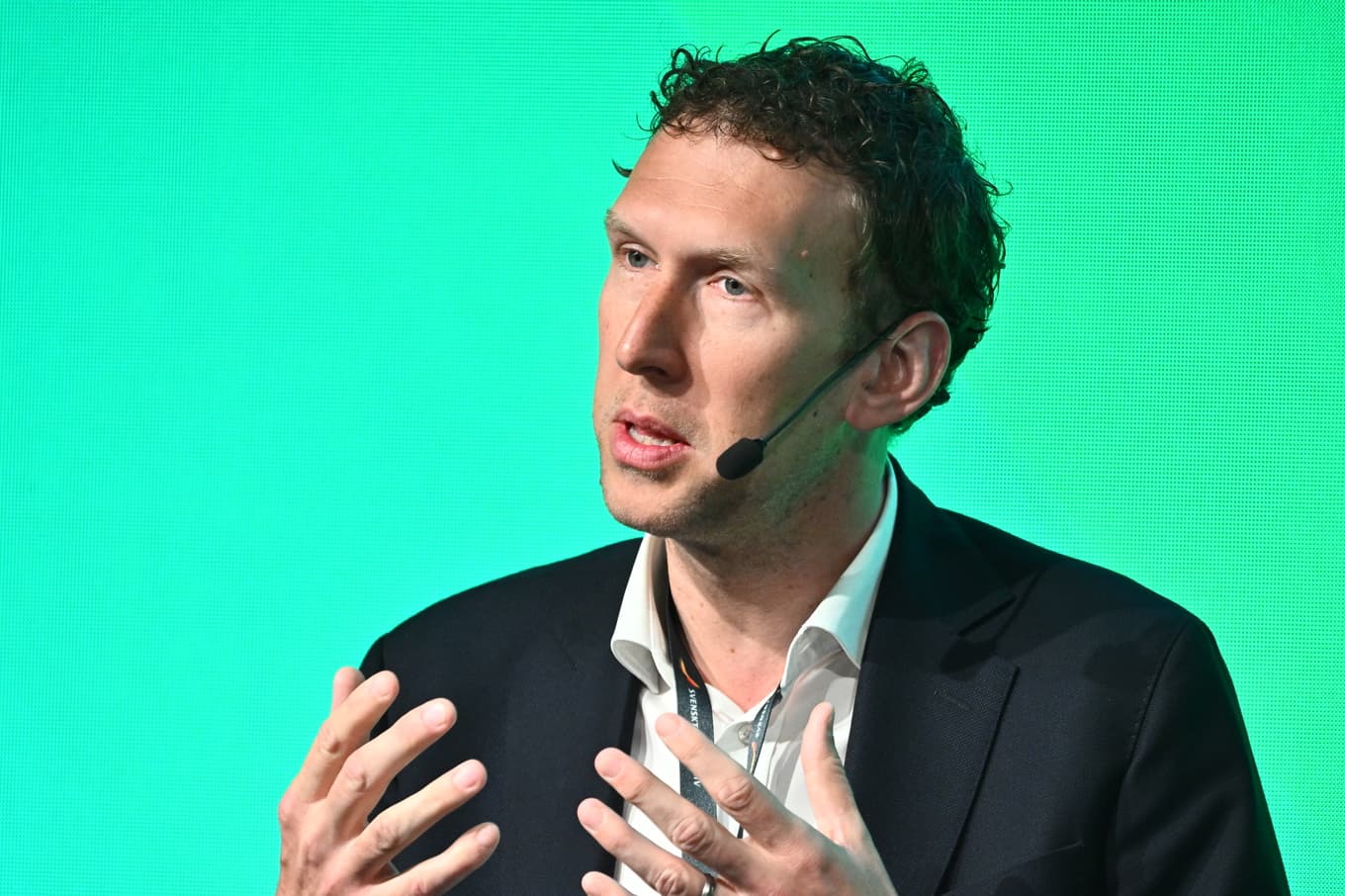 Kärnteknikbolaget Blykalla, med vd Jacob Stedman (på bilden), uppger sig vara på väg att söka tillstånd för sex små kärnkraftsreaktorer i Gävle. Arkivbild. Foto: Claudio Bresciani/TT