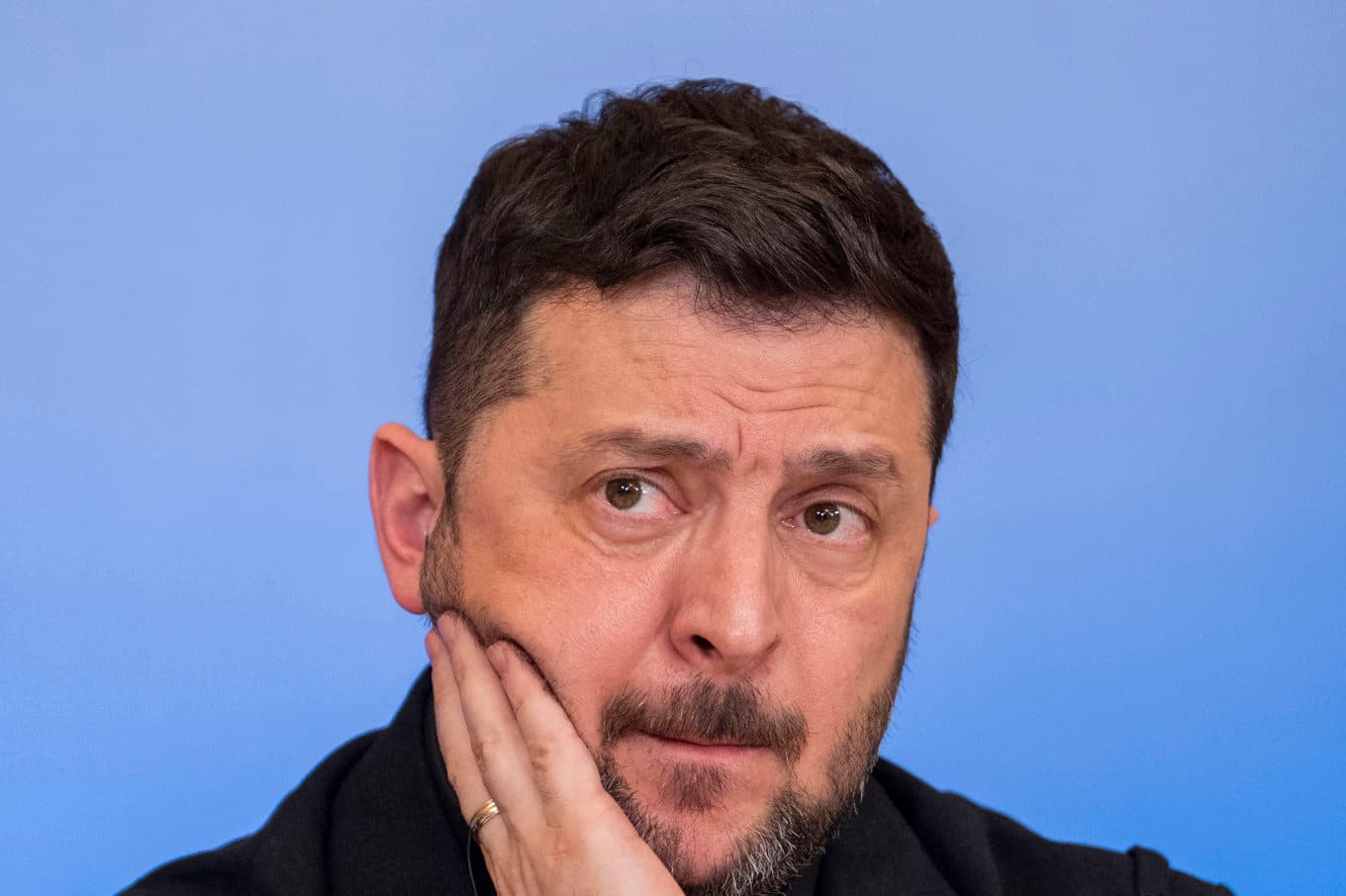 Ukrainas president Volodomyr Zelenskyj vill återuppta förhandlingarna mellan Ukraina, USA och Ryssland. Foto: Javad Parsa/NTB/TT