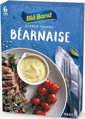 Blå Bands bearnaisesås återkallas. Pressbild. Foto: Europe Foods Sverige