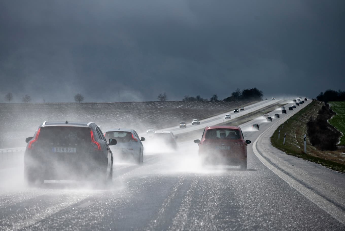 Vädret är ofta lynnigt under påsken, något som Trafikverket måste ha beredskap för. Arkivbild. Foto: Johan Nilsson/TT