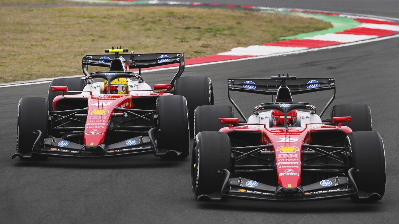 Lewis Hamilton är som en ny människa. I Shanghai tog han sin första pallplats sedan han gick till Ferrari. Foto: Rudy Carezzevoli/Getty Images