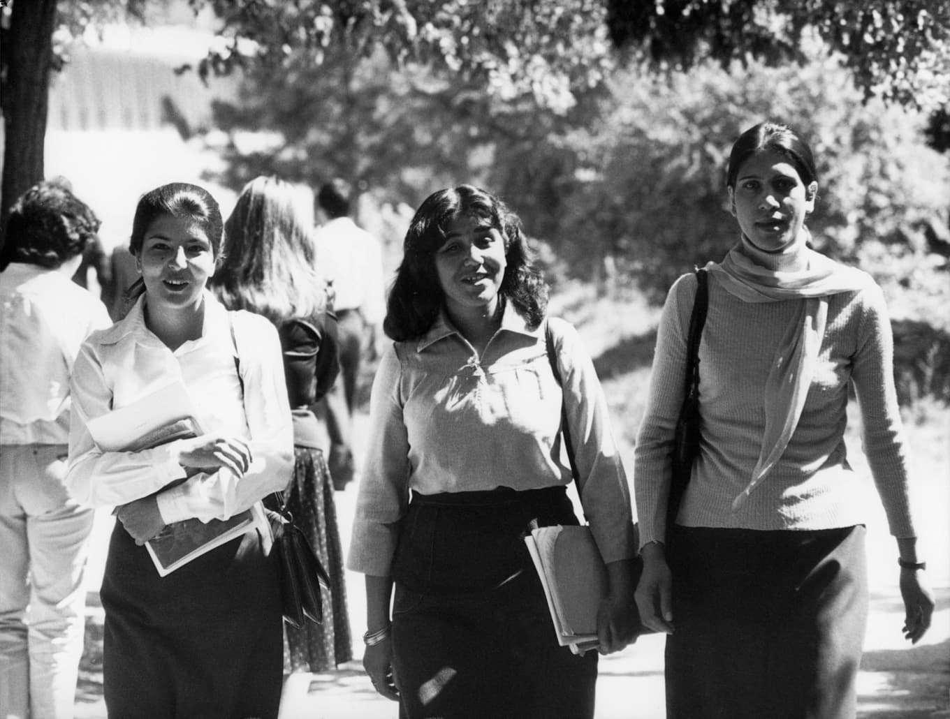 Afghanska kvinnliga studenter i Kabul 1981. Foto: AFP via Getty Images