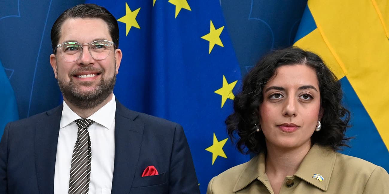 Jimmie Åkesson och Simona Mohamsson uppges vara överens om ett eventuellt regeringssamarbete. Det finns dock ett missnöje inom SD och inom L är det fullt kaos. Foto: Fredrik Sandberg