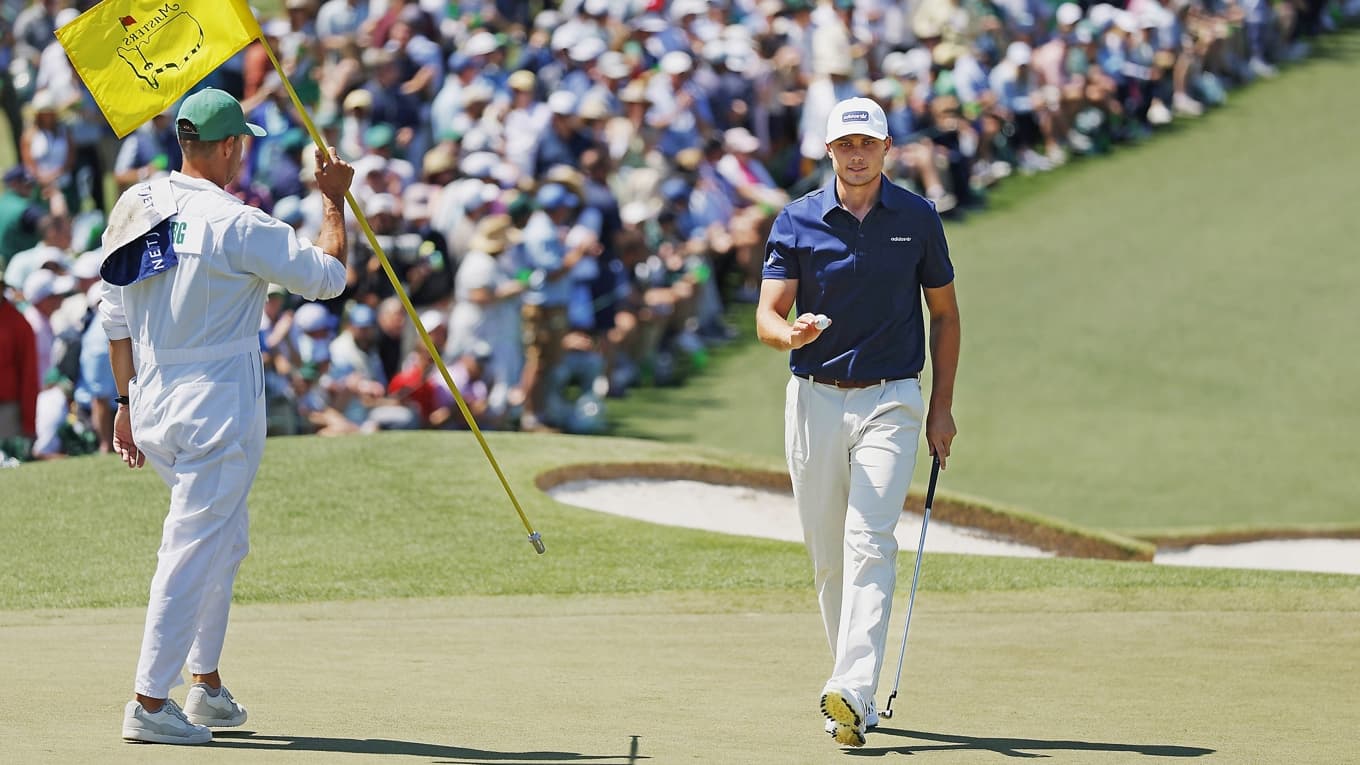 Om Ludvig Åberg lyckas få till puttningen har han en god chans i majortävlingen US Masters. Foto: Harry How/Getty Images